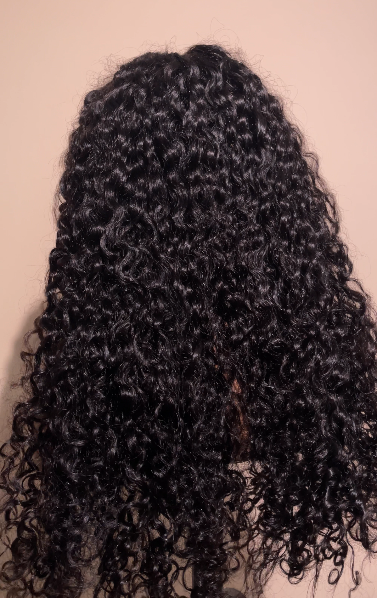 Glueless frontal water wave