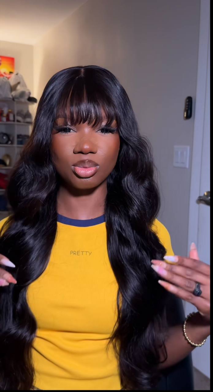 30inch body wave with bang