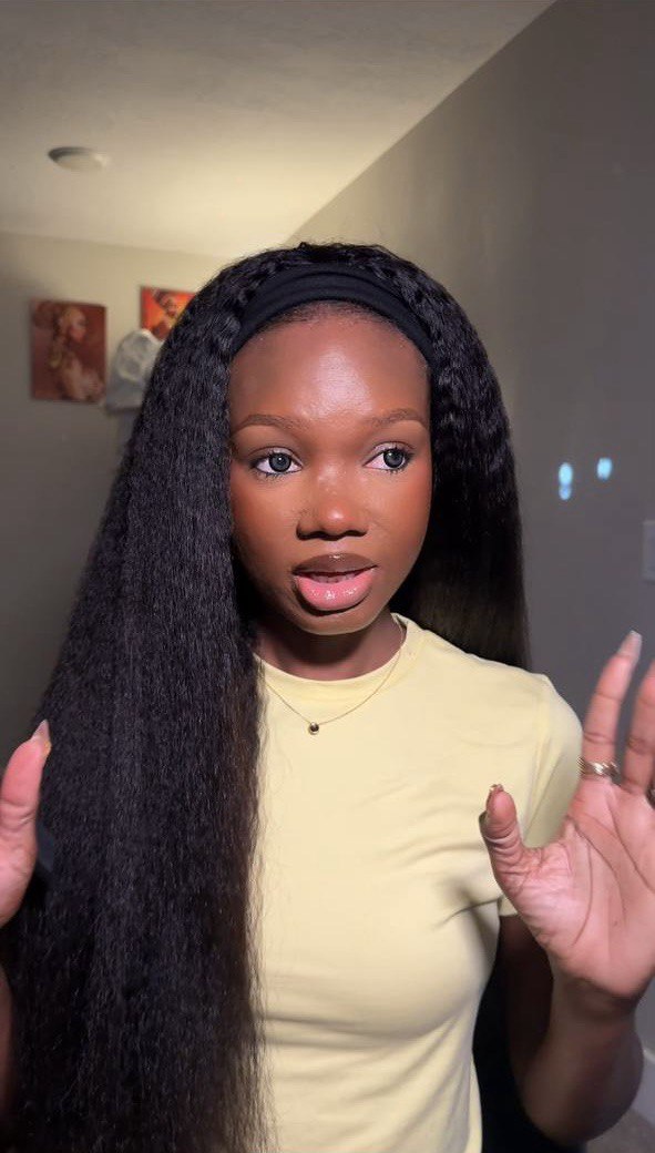 Oq hair aki half wig 26inch